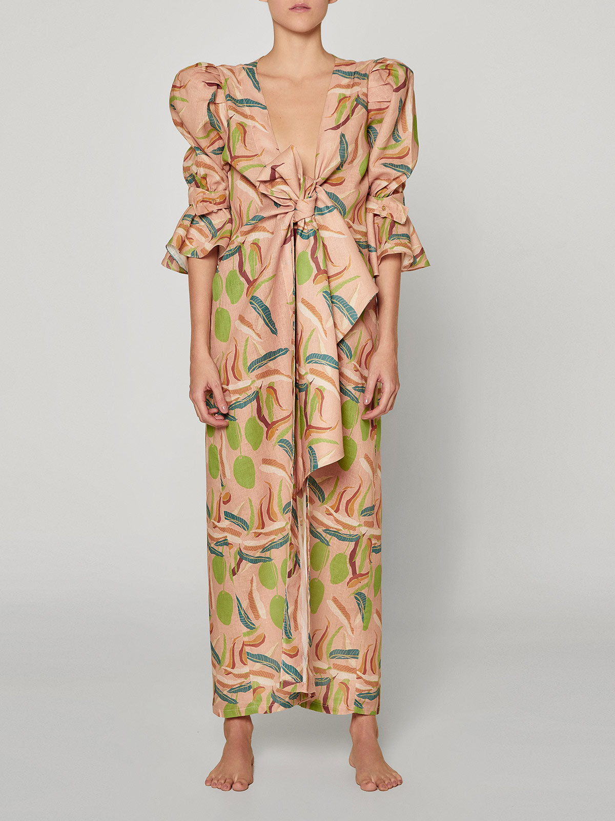 Agua Alta Linen Dress | Rose Mangos Agua Alta Linen Dress | Rose Mangos