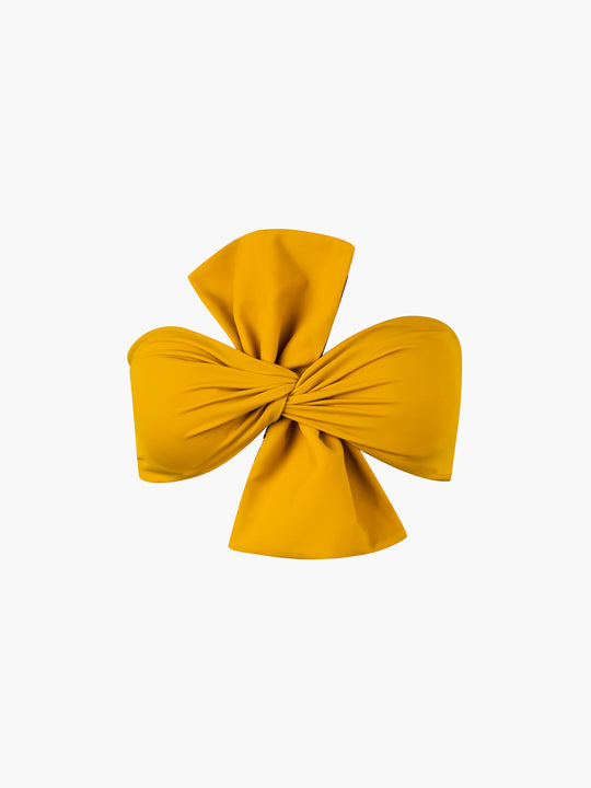 Albatross Top | Mustard/Blue Monkeys