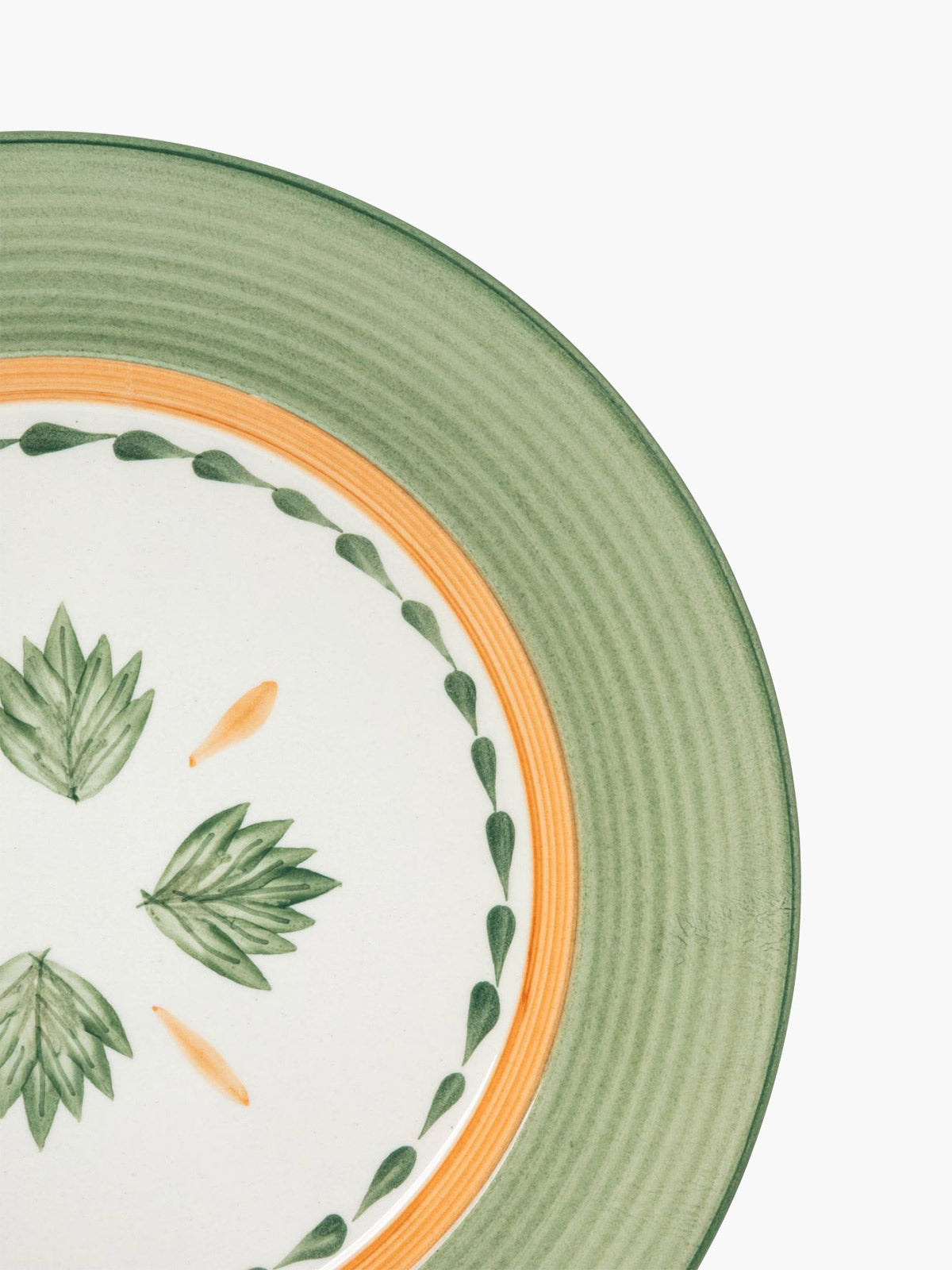 Hand Painted Dinner Plate | Hoja de Pan Hand Painted Dinner Plate | Hoja de Pan