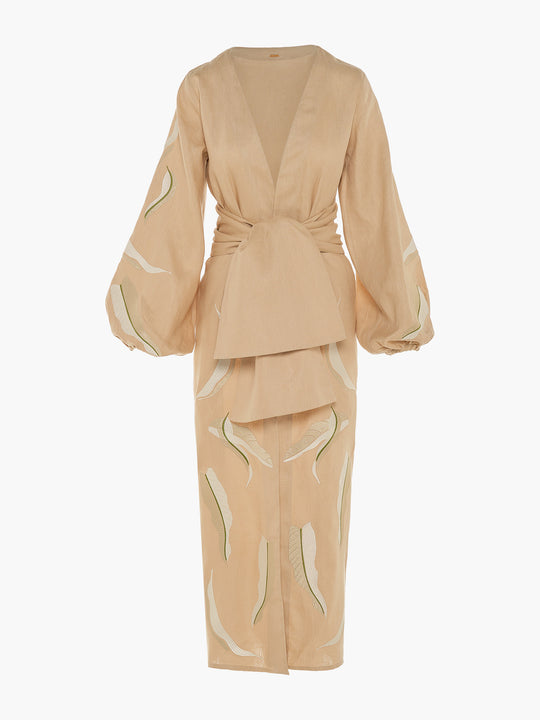 Hojarasca Linen Dress