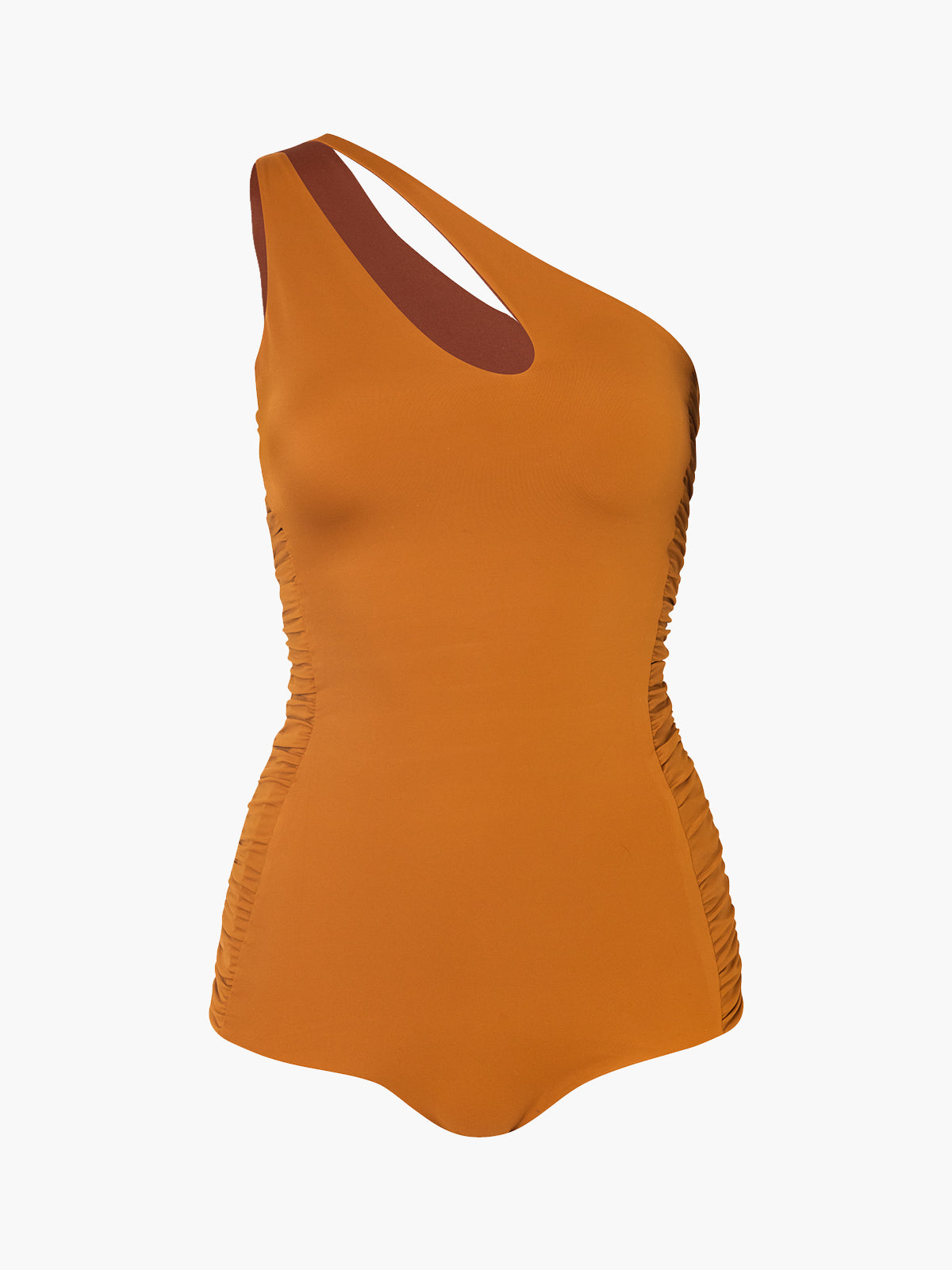 Jeanne Bare One Piece | Brown/Mustard Jeanne Bare One Piece | Brown/Mustard