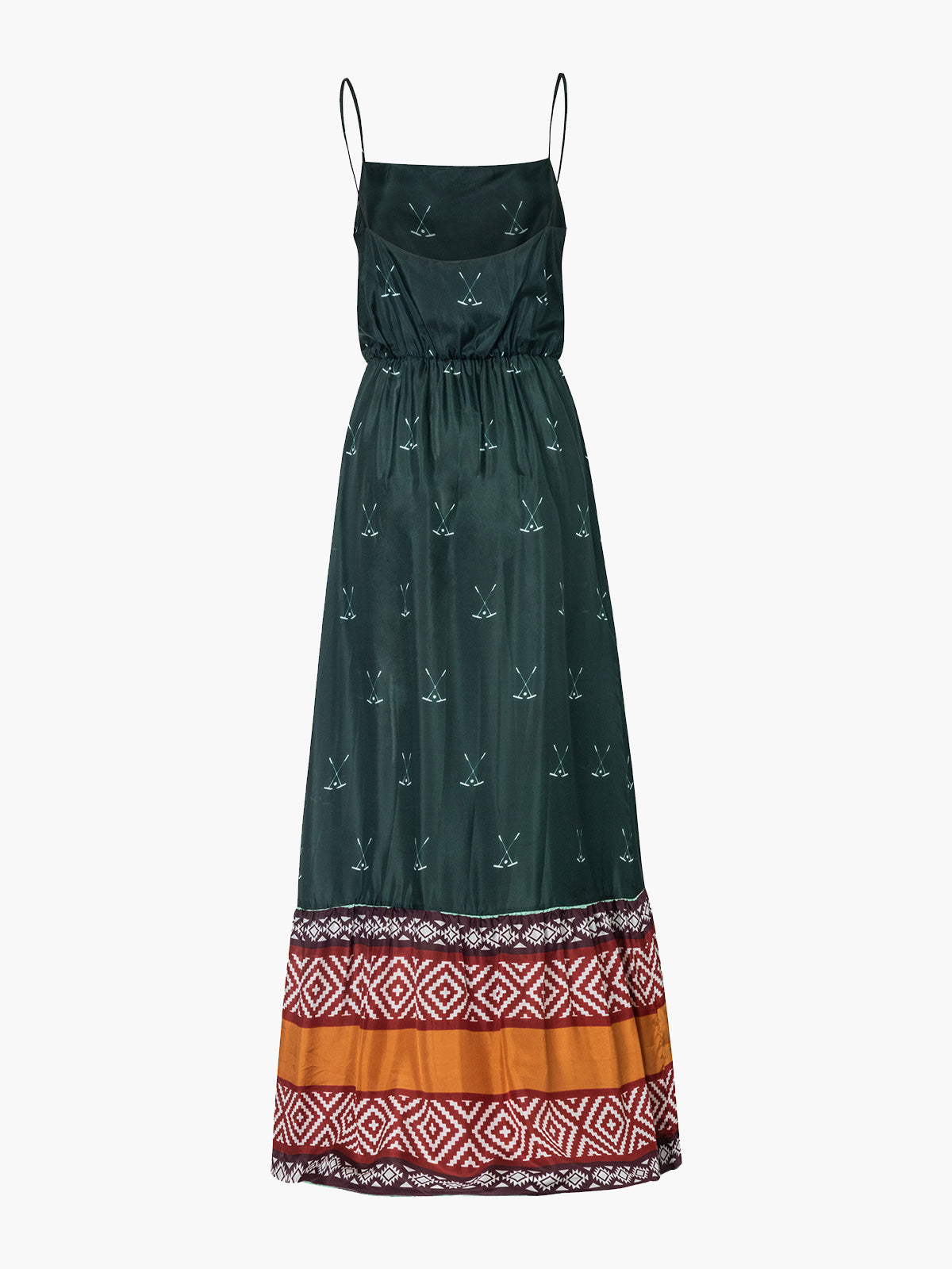 La Polera Silk Maxi Dress | Green Mallets La Polera Silk Maxi Dress | Green Mallets