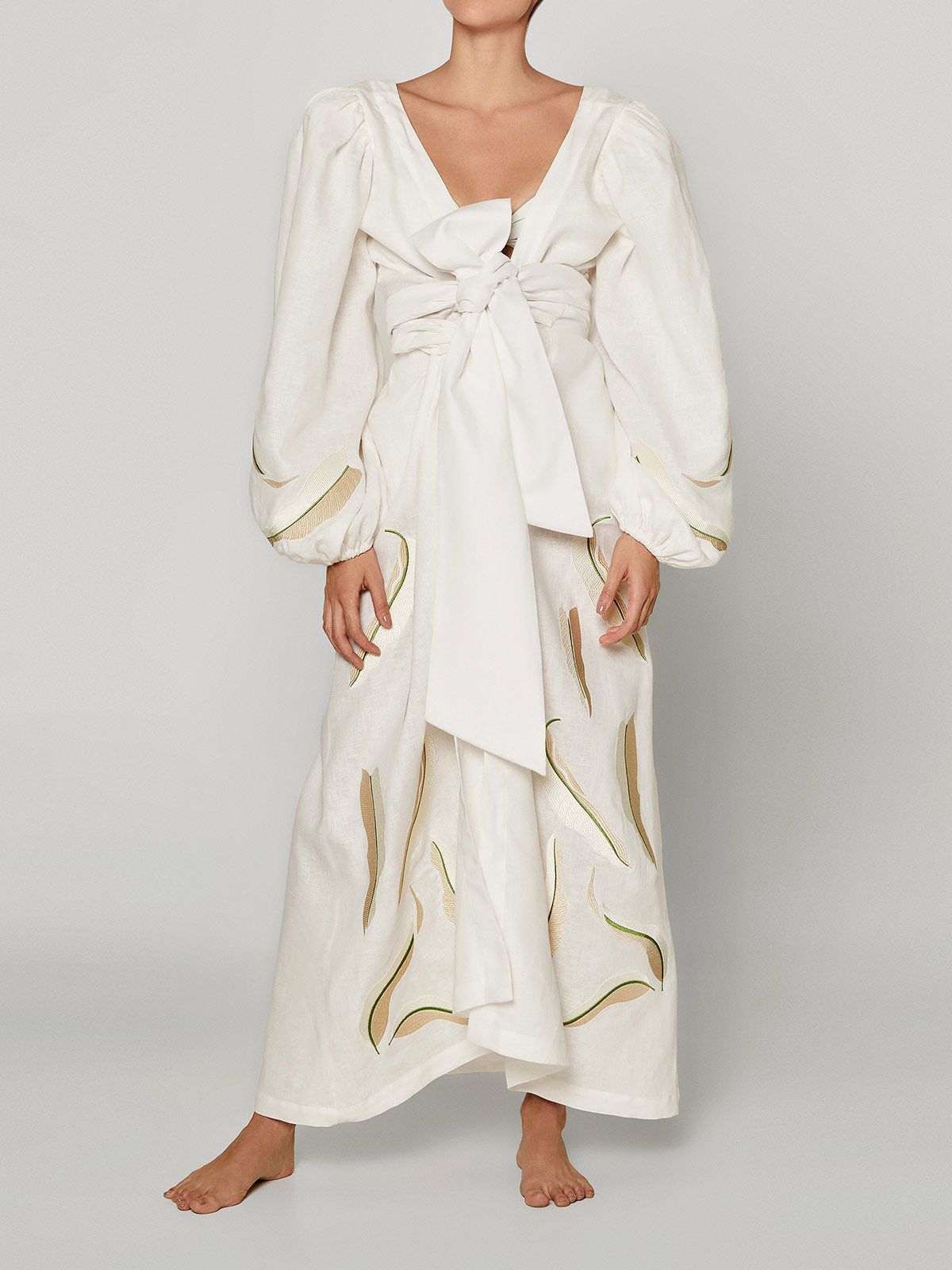Leticia Linen Dress | Ivory Leticia Linen Dress | Ivory