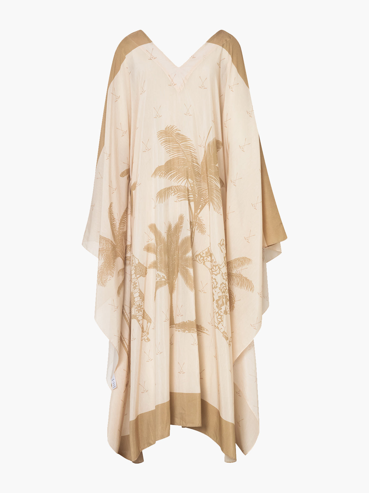 Morena Cotton-Silk Kaftan | Ivory Palms Morena Cotton-Silk Kaftan | Ivory Palms