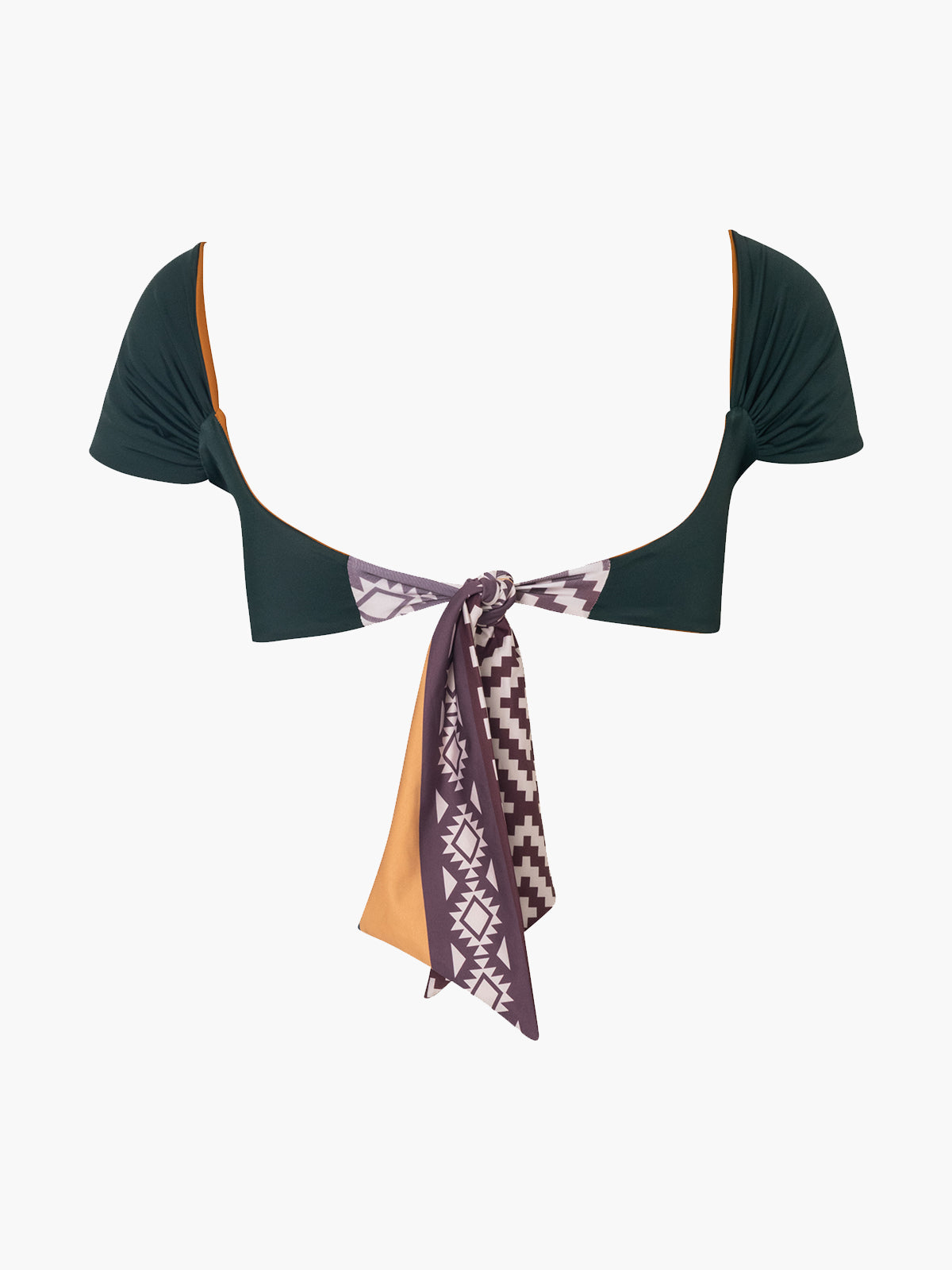 Niche Top | Dark Green/Mustard Niche Top | Dark Green/Mustard