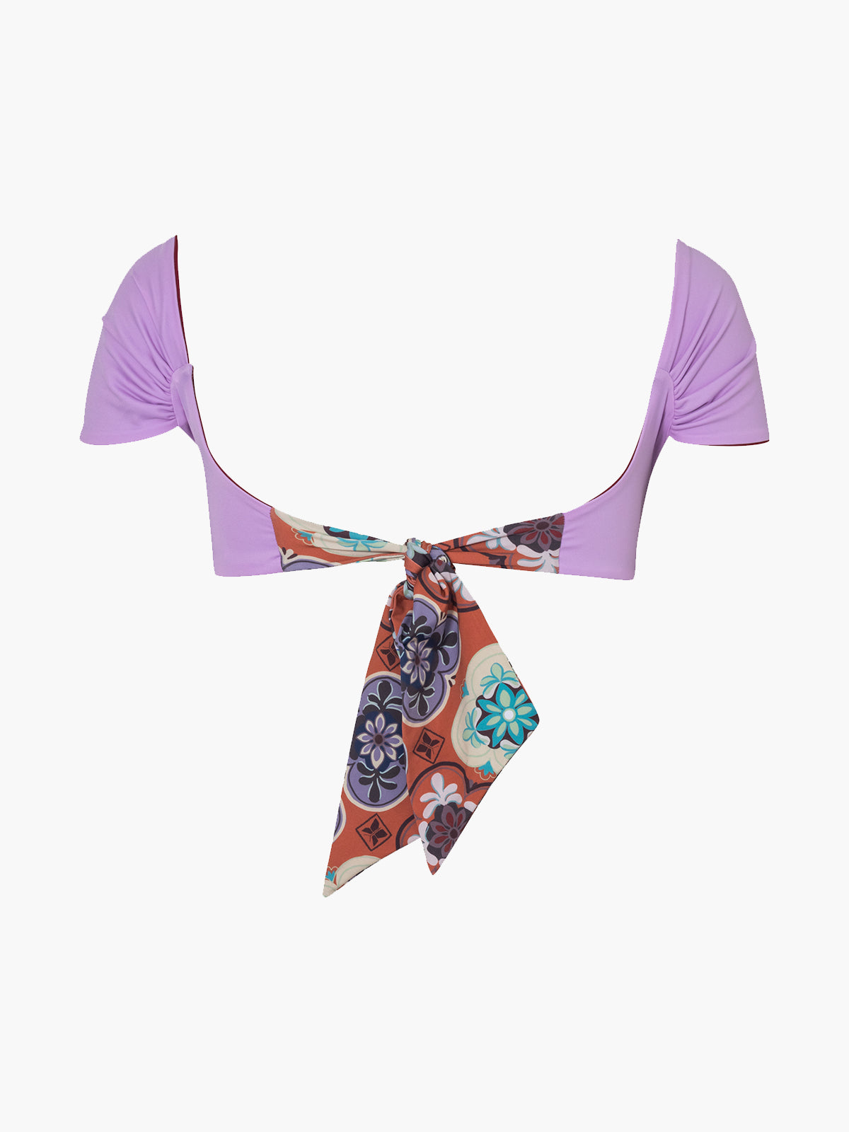 Niche Top | Lilac/Terracota Niche Top | Lilac/Terracota