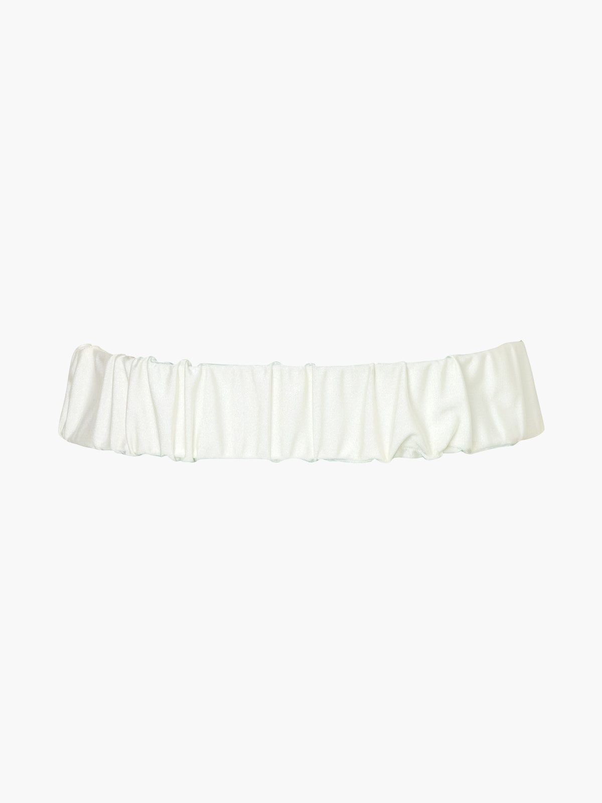 Ruched Belt | Ivory Ruched Belt | Ivory
