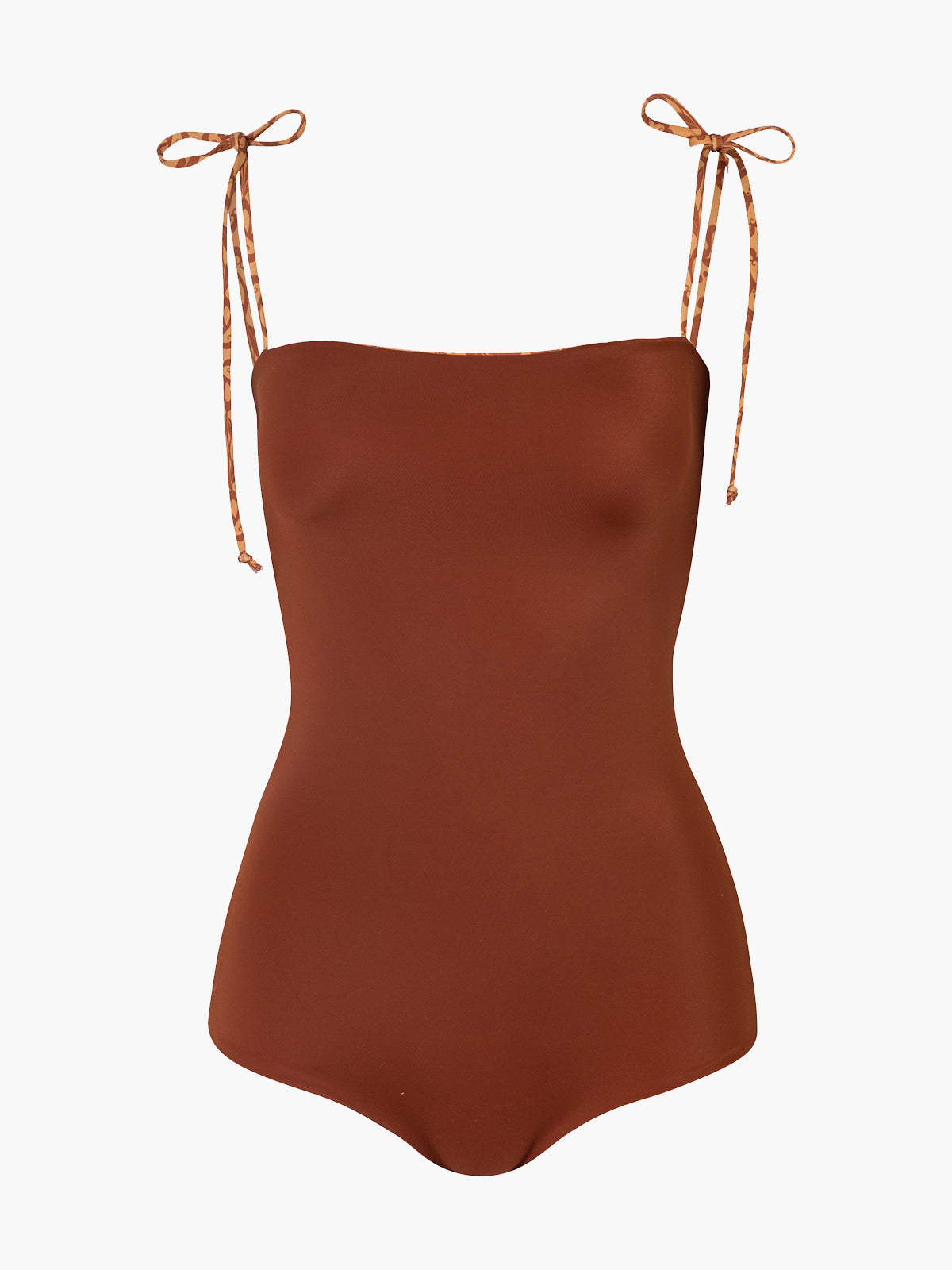 San Juan One Piece | Mustard Arabesque/Brown San Juan One Piece | Mustard Arabesque/Brown