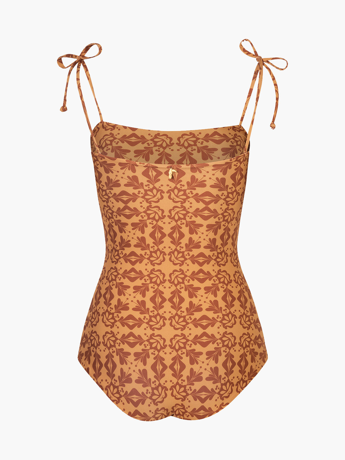 San Juan One Piece | Mustard Arabesque/Brown San Juan One Piece | Mustard Arabesque/Brown