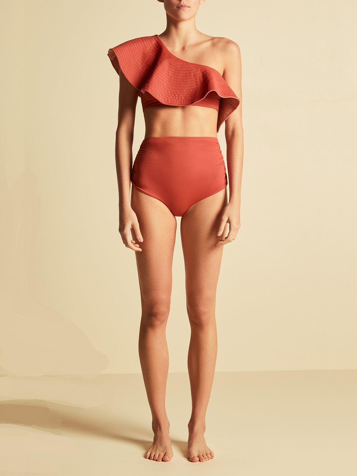 Victoria Vintage Bottom | Tan/Terracotta Victoria Vintage Bottom | Tan/Terracotta - Fashionkind