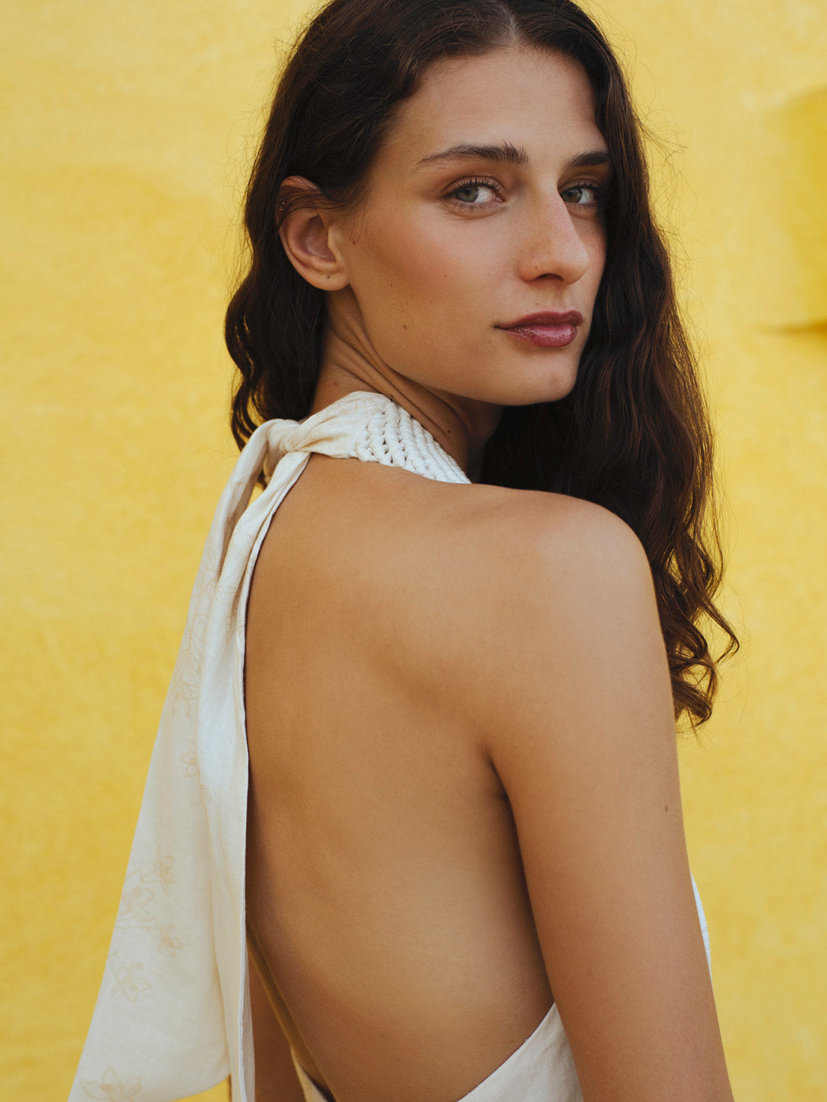 Torre del Cielo Linen Maxi Dress | Ivory Torre del Cielo Linen Maxi Dress | Ivory