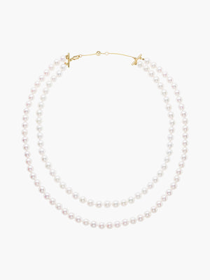 Akoya Pearl Double Strand Necklace Akoya Pearl Double Strand Necklace