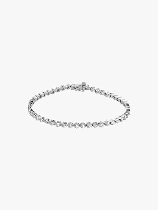 Bezel Tennis Bracelet