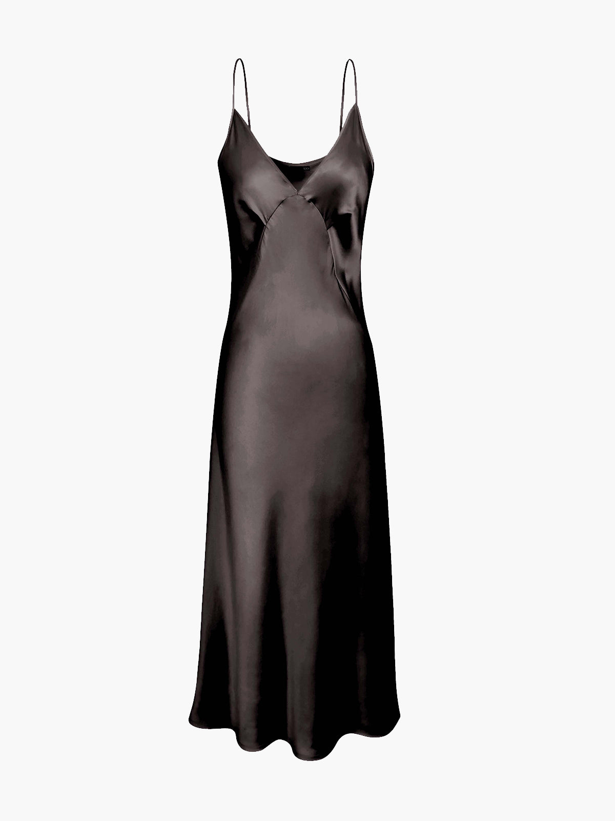 7/8 Triangle Slip Dress | Black