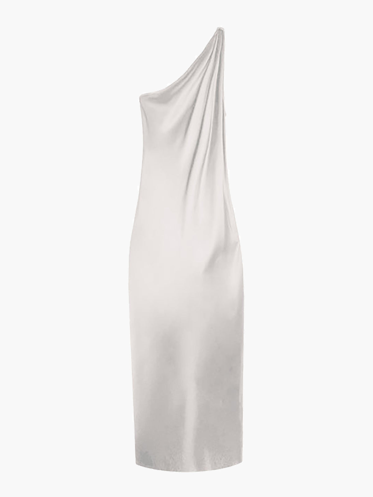 Single Shoulder Cone Dress | Natural Single Shoulder Cone Dress | Natural