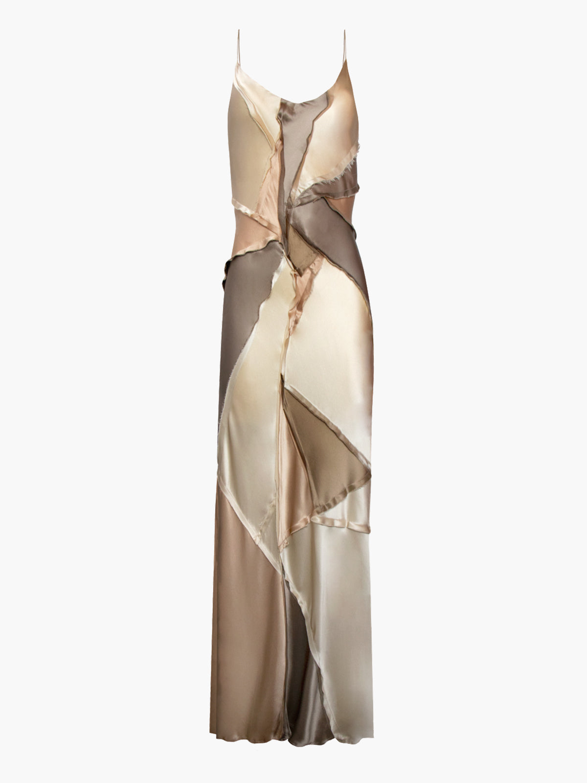 Elongated Recycled Dress With Slit | Neutral Combo Elongated Recycled Dress With Slit | Neutral Combo