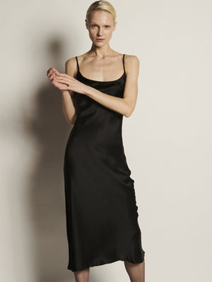 Minimal Slip Dress | Black Minimal Slip Dress | Black
