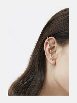 Amoret Diamond Ear Pin | 18K Gold Amoret Diamond Ear Pin | 18K Gold - Fashionkind