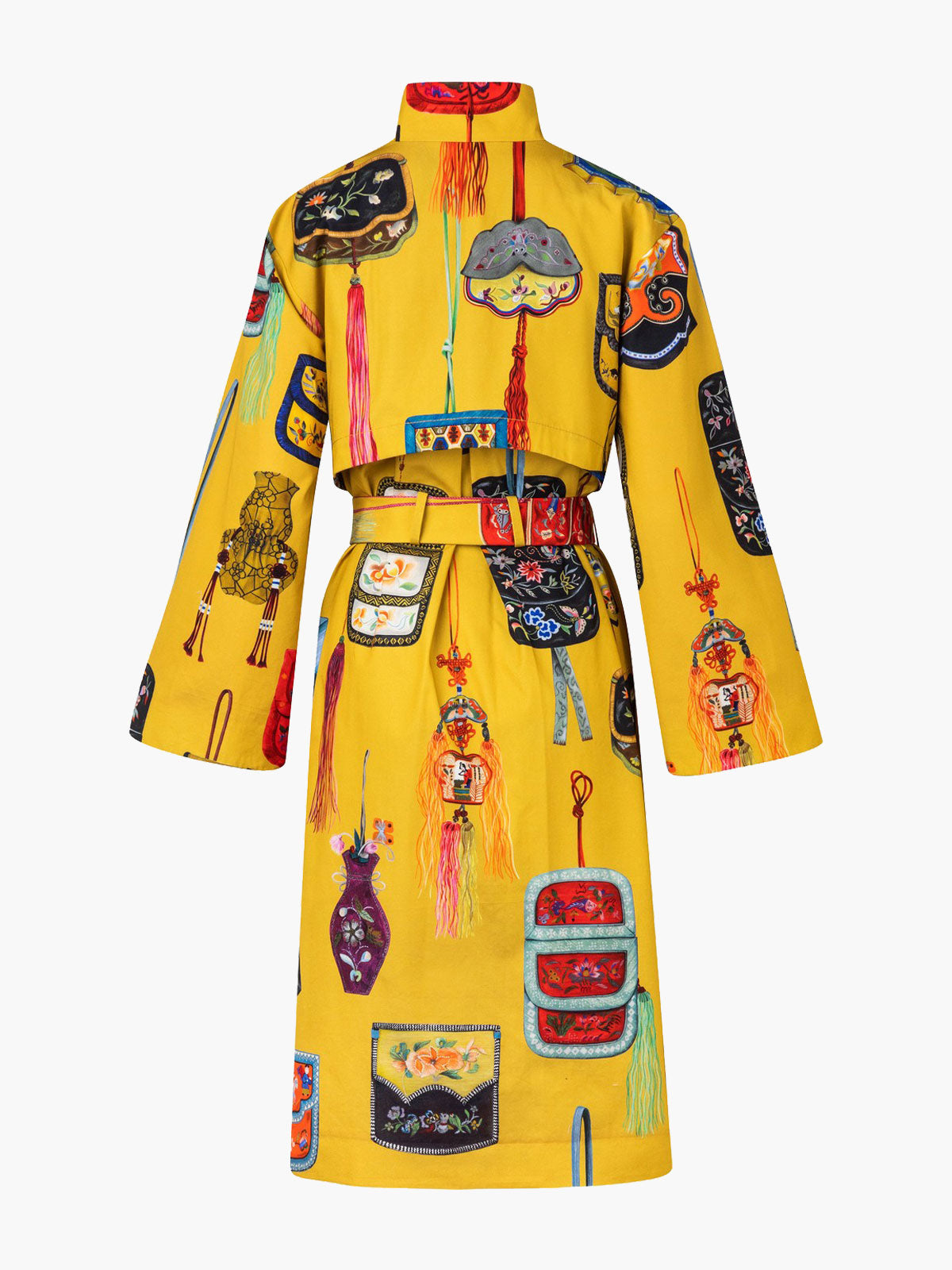 Carteras Chinas Blanca Gabardine Coat Carteras Chinas Blanca Gabardine Coat - Fashionkind