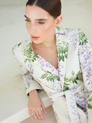 Kimono | Purple Wisteria Kimono | Purple Wisteria - Fashionkind