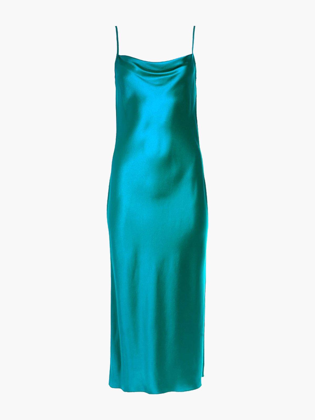 Blu Heaven Square Neck Spaghetti Strap Layered Midi Belted Dress – ReFINE309