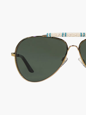 Exclusive Sunglasses | White/Light Blue Exclusive Sunglasses | White/Light Blue - Fashionkind