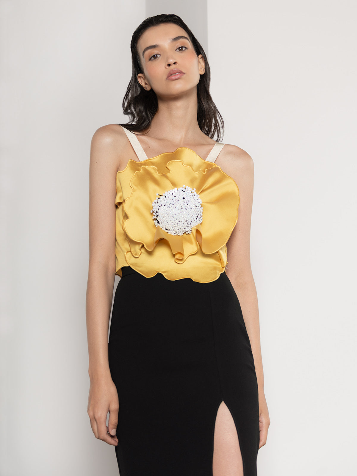 Poppy Top | Yellow Poppy Top | Yellow - Fashionkind