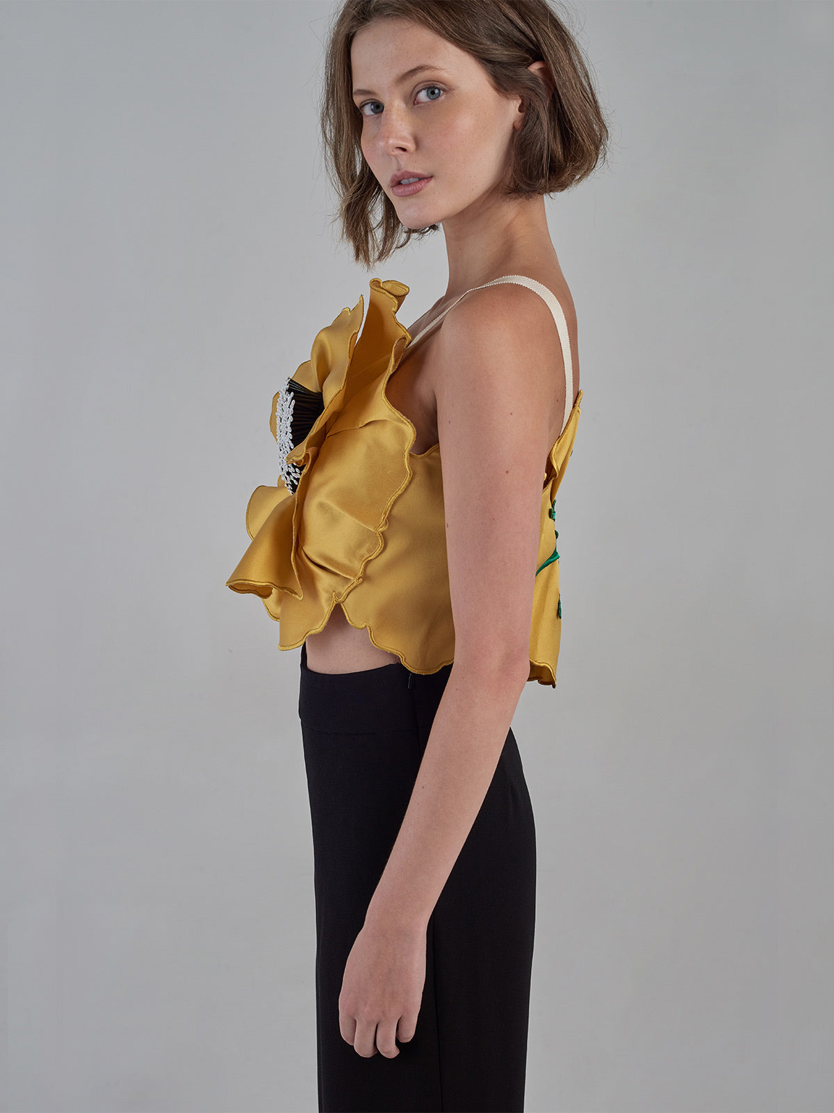 Poppy Top | Yellow - Fashionkind