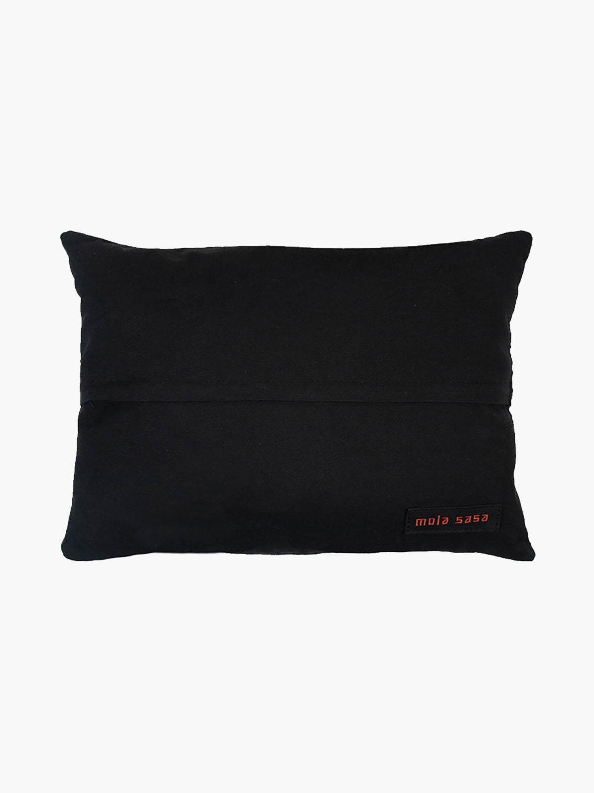 Kuna Cushion | Black/Ivory/Ruby Kuna Cushion | Black/Ivory/Ruby