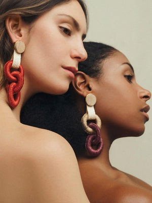 Maguey Earrings | Coral Maguey Earrings | Coral - Fashionkind