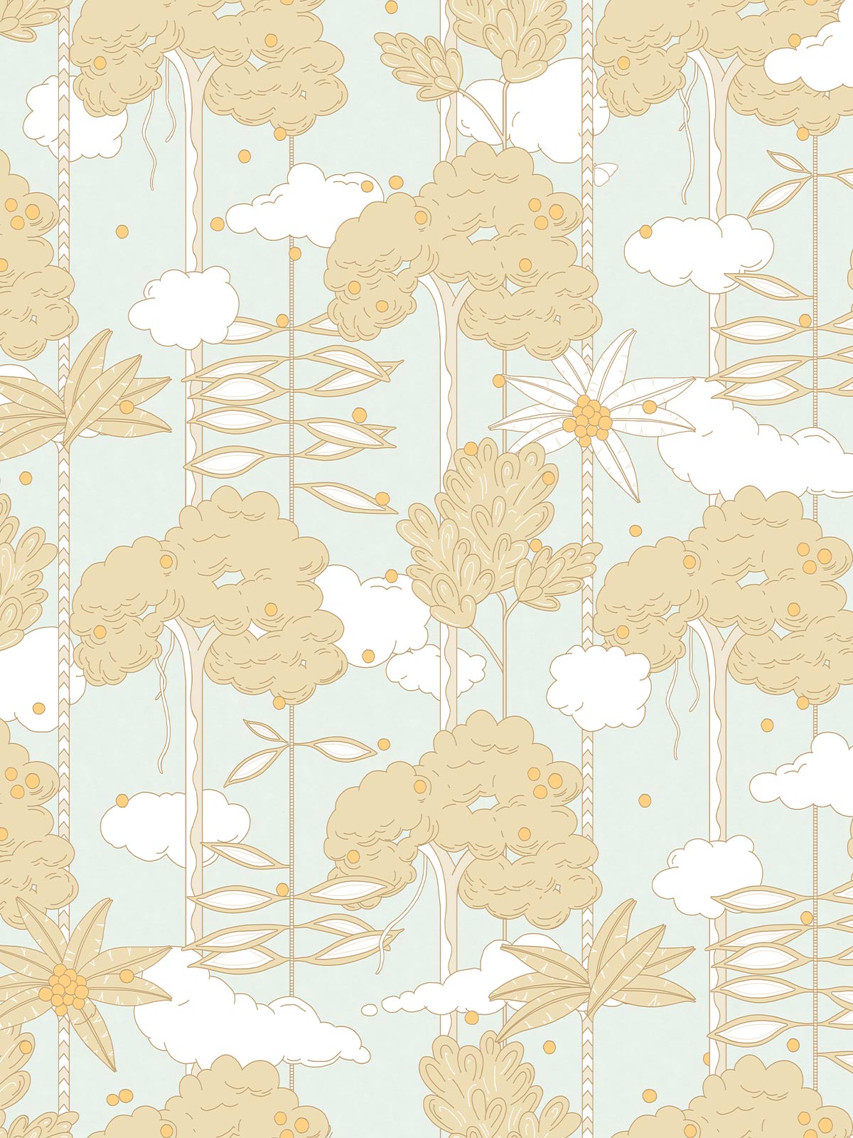 Bosque Wallpaper | Burnt Mint Bosque Wallpaper | Burnt Mint