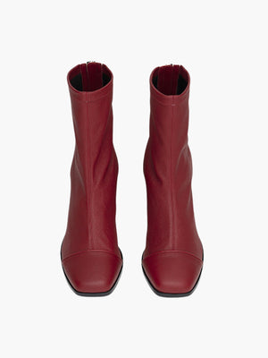 Aria Ankle Boots | Red Stretch Nappa Aria Ankle Boots | Red Stretch Nappa