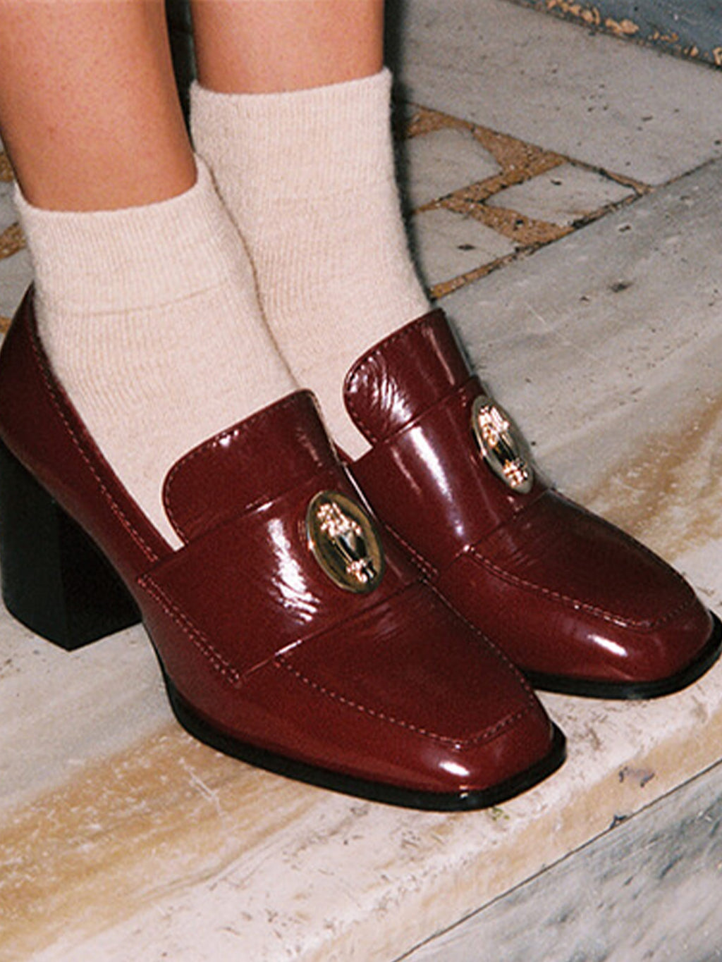 Trench Loafers | Burgundy