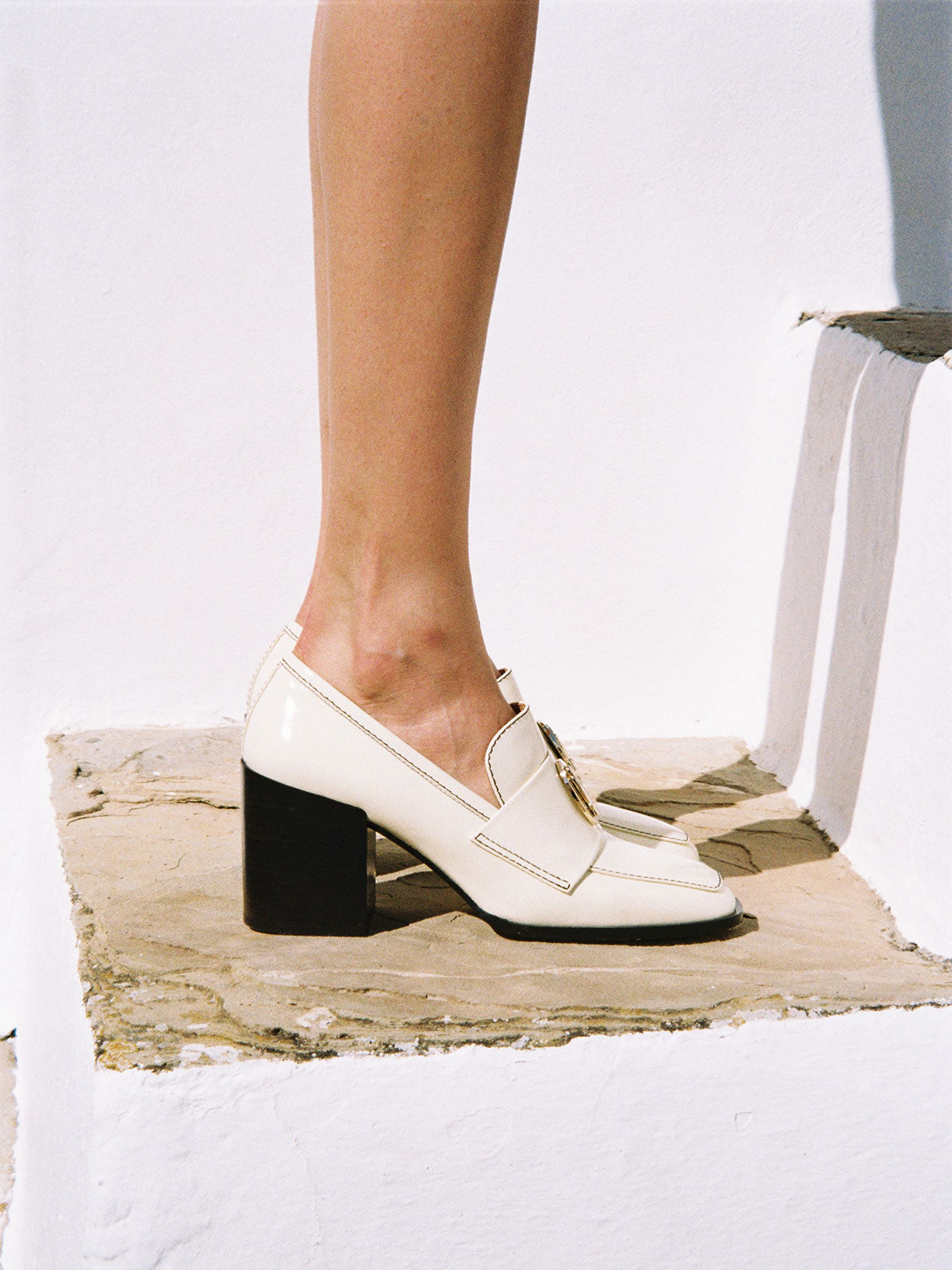 Trench Loafers | Pompeii White