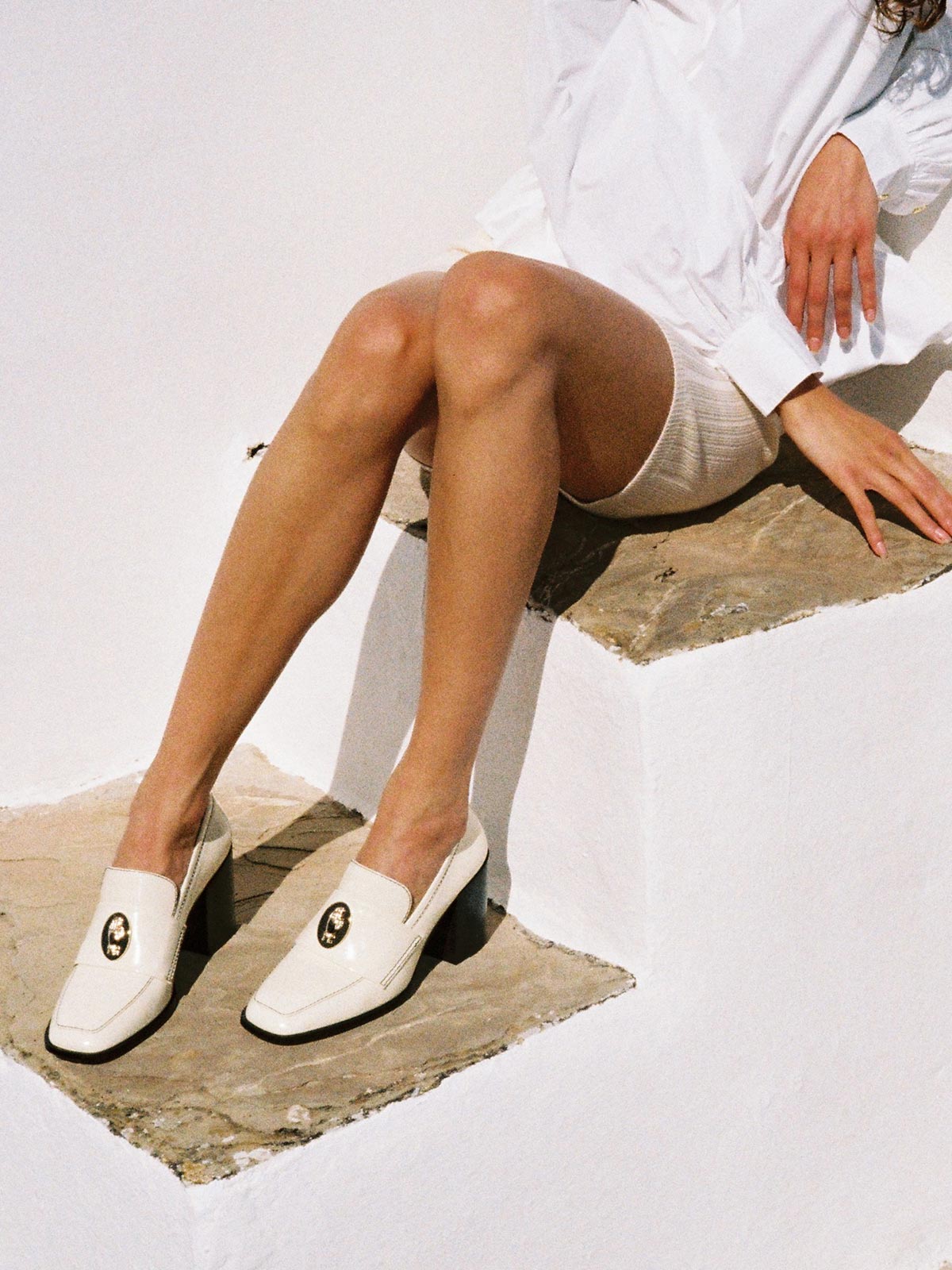 Trench Loafers | Pompeii White