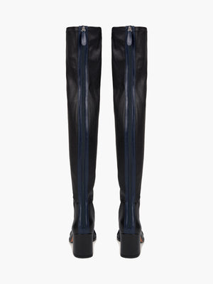 Whisper Over the Knee Boots | Nappa Stretch Black Whisper Over the Knee Boots | Nappa Stretch Black