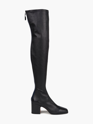 Whisper Over the Knee Boots | Nappa Stretch Black Whisper Over the Knee Boots | Nappa Stretch Black
