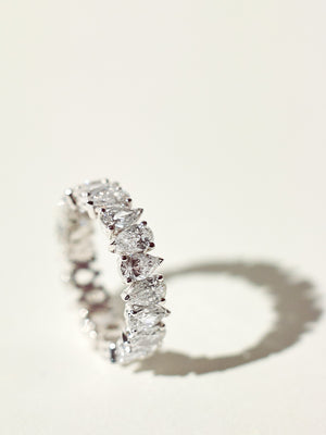 San Cesse Pear Eternity Ring San Cesse Pear Eternity Ring