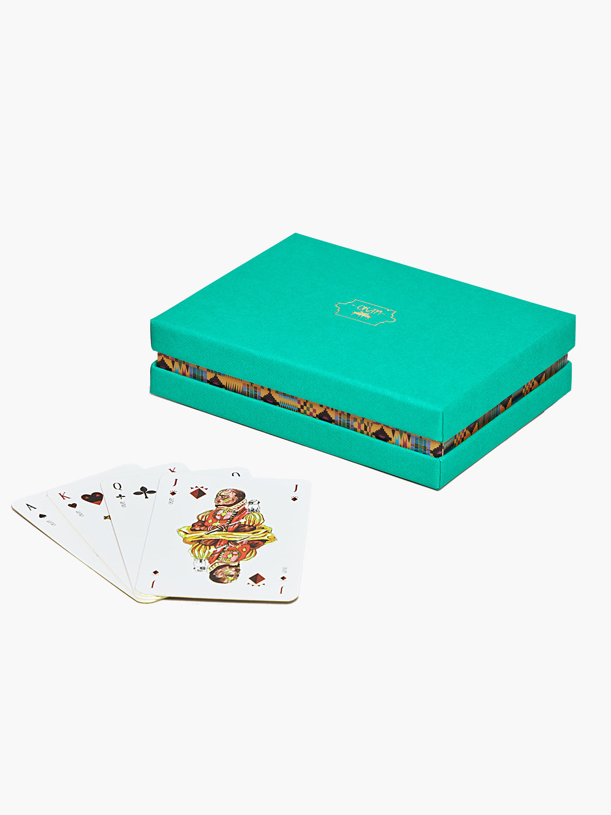 African Savannah Bridge Cards | Brilliant Green African Savannah Bridge Cards | Brilliant Green