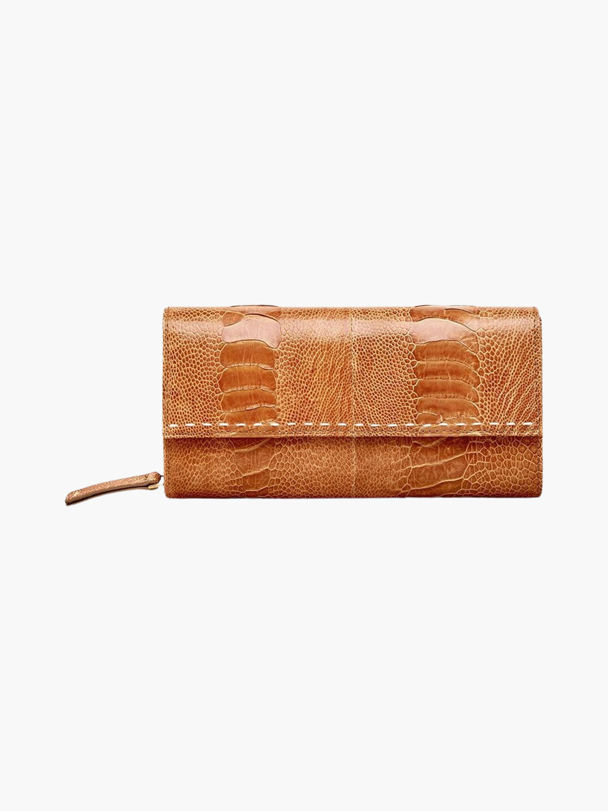 Zip Around Wallet | Burnt Amber