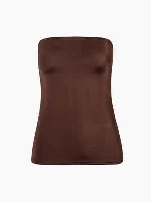 Florentino Strapless Top | Chocolate Florentino Strapless Top | Chocolate