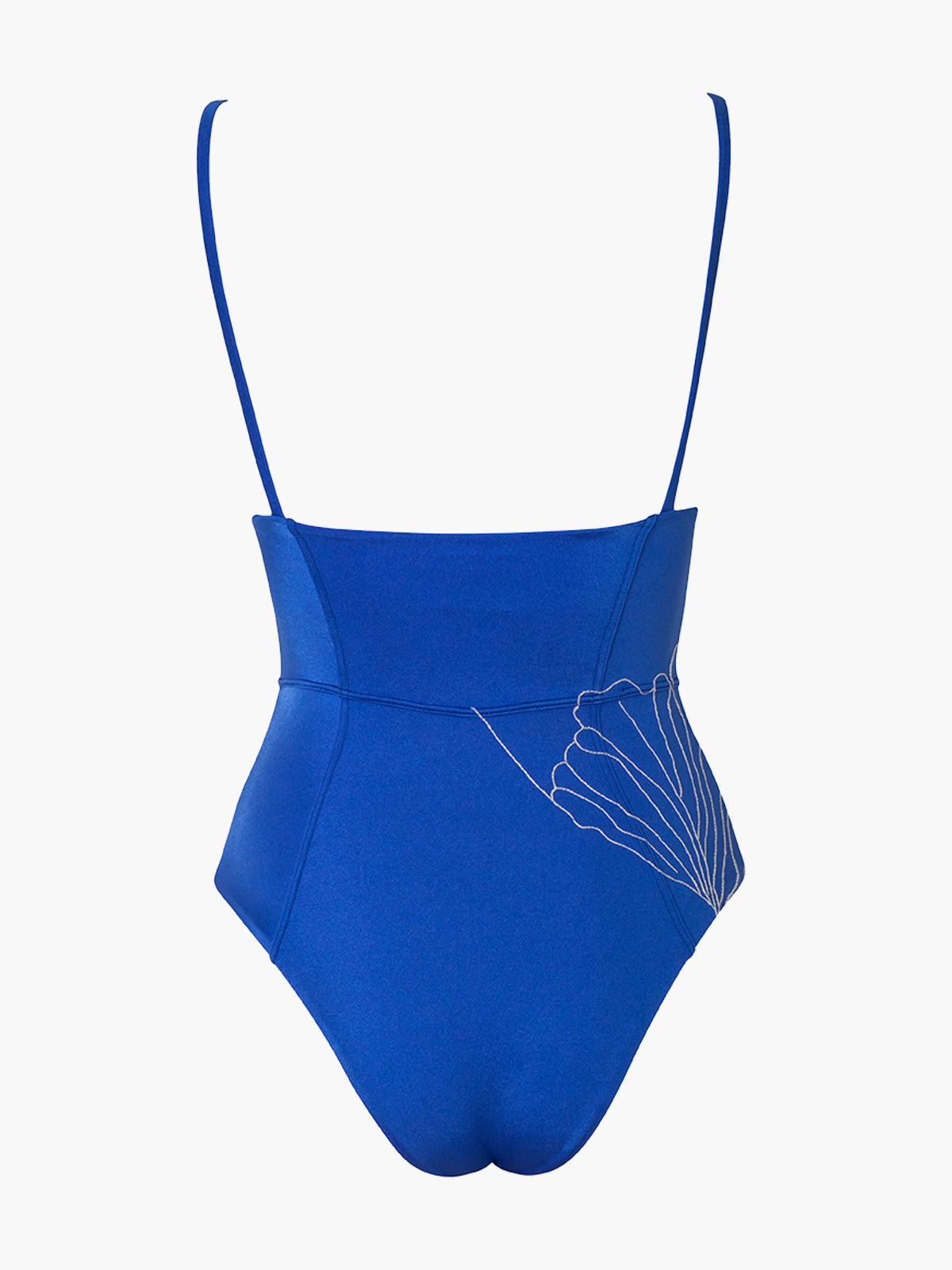 Embroidered Santo Steffano Maillot | Electric Blue Embroidered Santo Steffano Maillot | Electric Blue