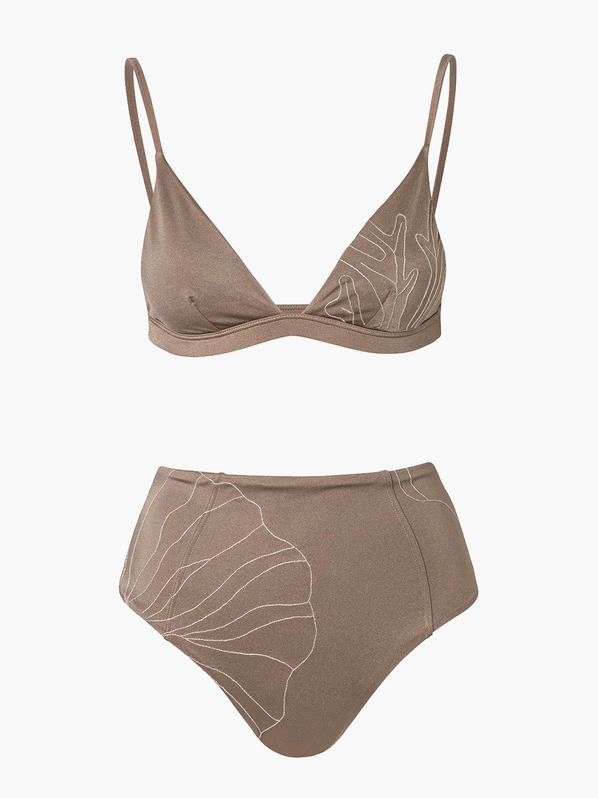 Embroidered Viareggio Bikini Set | Toffee Embroidered Viareggio Bikini Set | Toffee