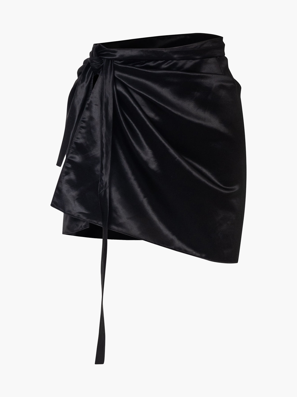 Bode Honeymoon Pareo Skirt | Black Bode Honeymoon Pareo Skirt | Black