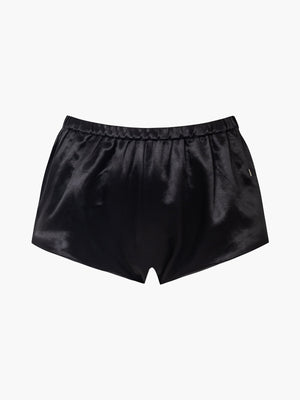 Cometa Bomber Silk Shorts | Black Cometa Bomber Silk Shorts | Black