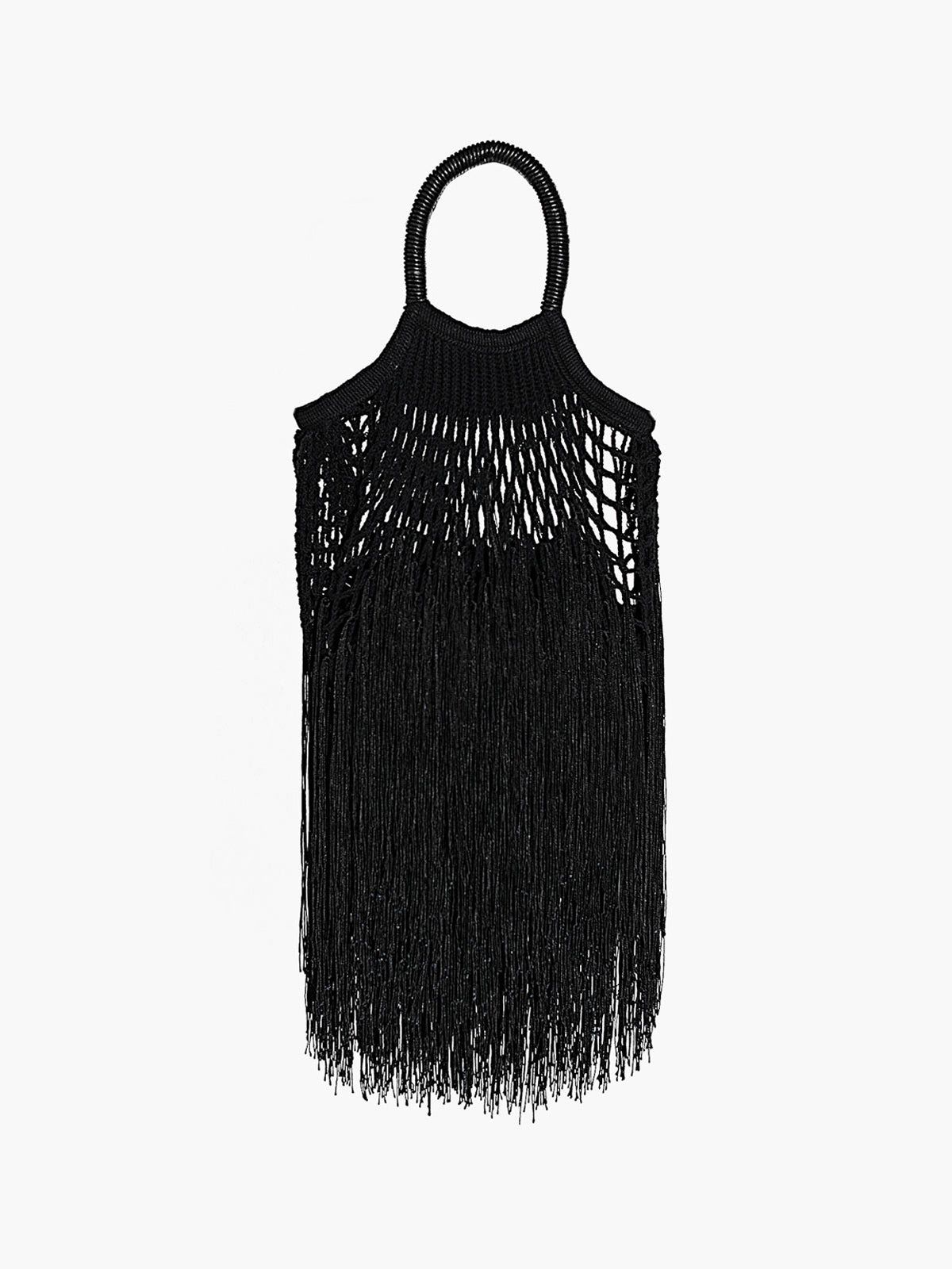 Mini Fringe Bag | Black - Fashionkind