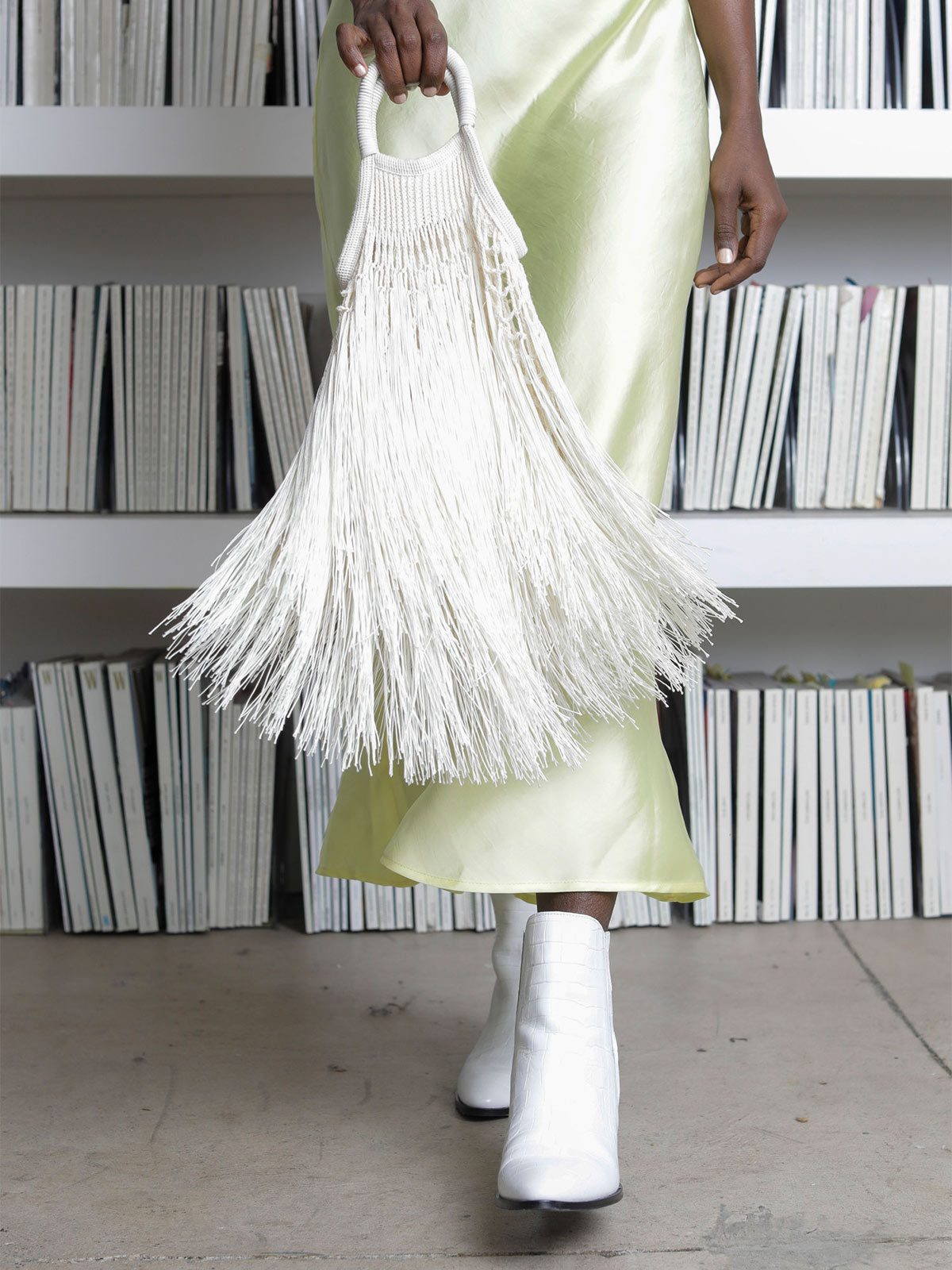 Mini Fringe Bag | Ecru Mini Fringe Bag | Ecru - Fashionkind