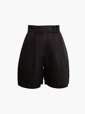 Coral Shorts | Black Coral Shorts | Black