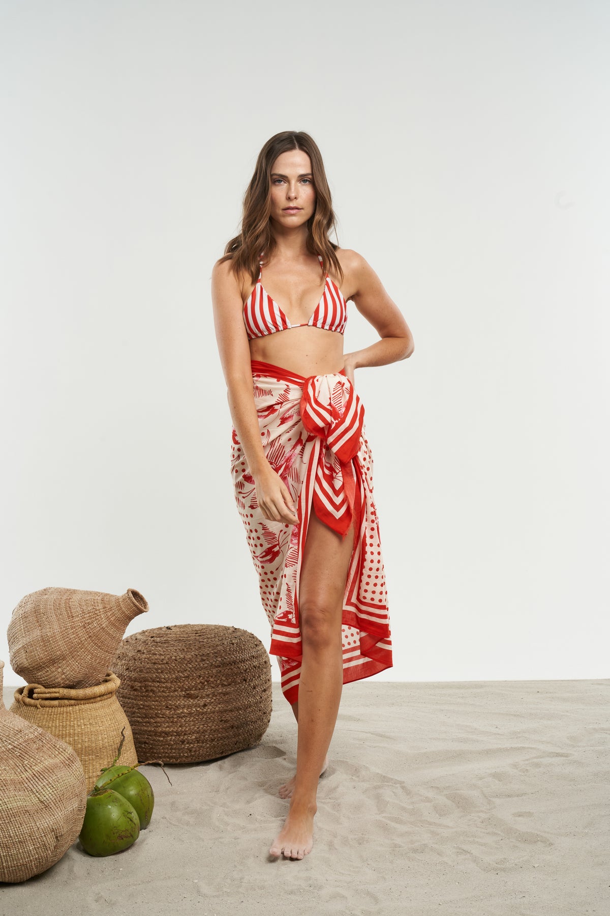 Fringed Sarong Scarf | Cayena Fringed Sarong Scarf | Cayena