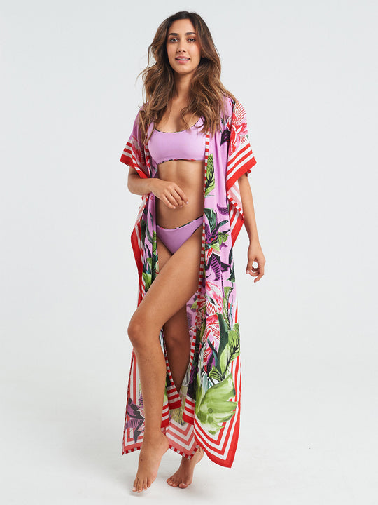 Long Kimono | Hawaiian Lily